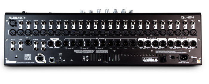 Allen & Heath Qu-24C Starter Pack 24-Channel Digital Mixer And Stagebox Bundle