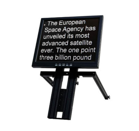 Autocue OCU-SSP17 17" Starter Series Teleprompter Package And QStart