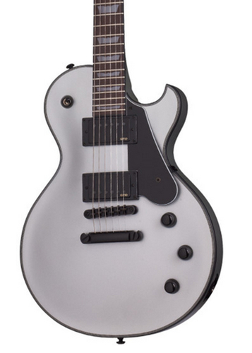 Schecter SOLO-II-PLATINUM-SSV Solo-II Platinum Satin Silver String-Thru Electric Guitar