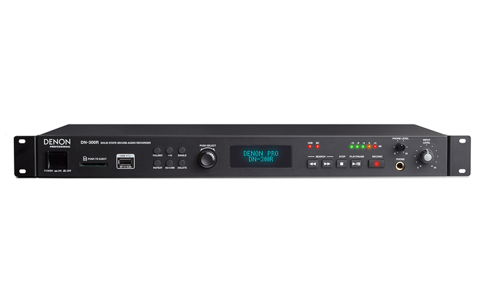 Denon Professional DN-300R Solid-State SD / USB Media Recorder