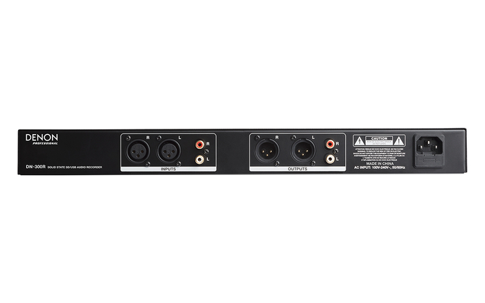 Denon Professional DN-300R Solid-State SD / USB Media Recorder