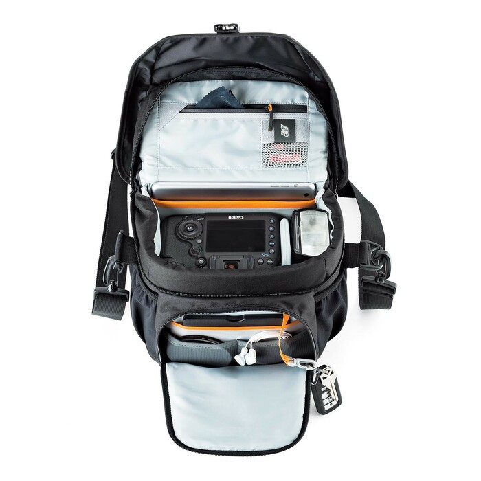 LowePro LP37121 Nova 170 AW II Shoulder Bag For DSLR Cameras & Accessories In Black