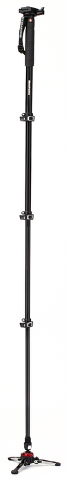 Manfrotto MVMXPROA4577US XPRO 4-Section Video Monopod With Fluid Video Head And 577 Video Adapter