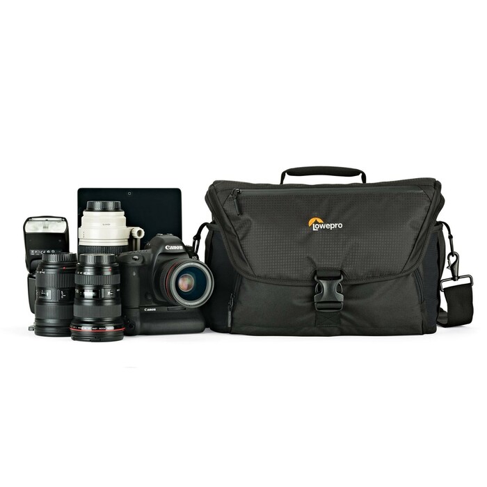 LowePro LP37142 Nova 200 AW II Shoulder Bag For 2 DSLR Cameras And Accessories In Black