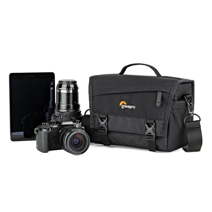 LowePro LP37161 M-Trekker SH 150 Compact Shoulder Bag For Camera Kit And Accessories In Black