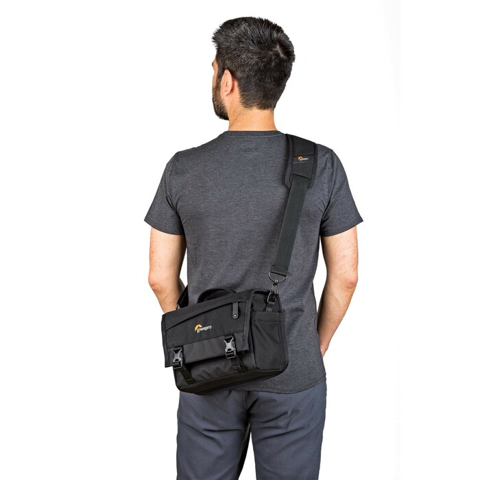 LowePro LP37161 M-Trekker SH 150 Compact Shoulder Bag For Camera Kit And Accessories In Black