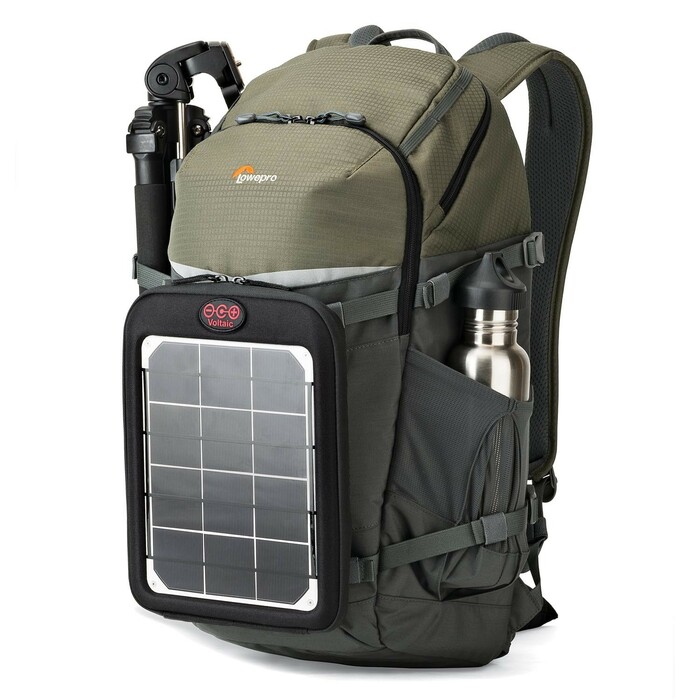 LowePro LP37016 Flipside Trek BP 450 AW Outdoor Camera Backpack For Pro DSLR Equipment In Grey