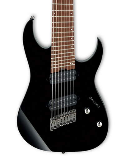 Ibanez RGMS8 Black 8-String Electric Guitar