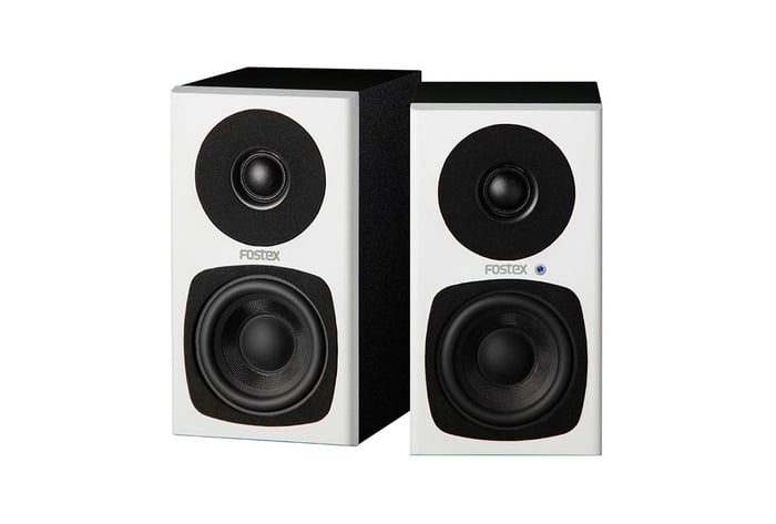 Fostex PM0.3H - White Precision 3" 2-Way Active Studio Monitors, Pair