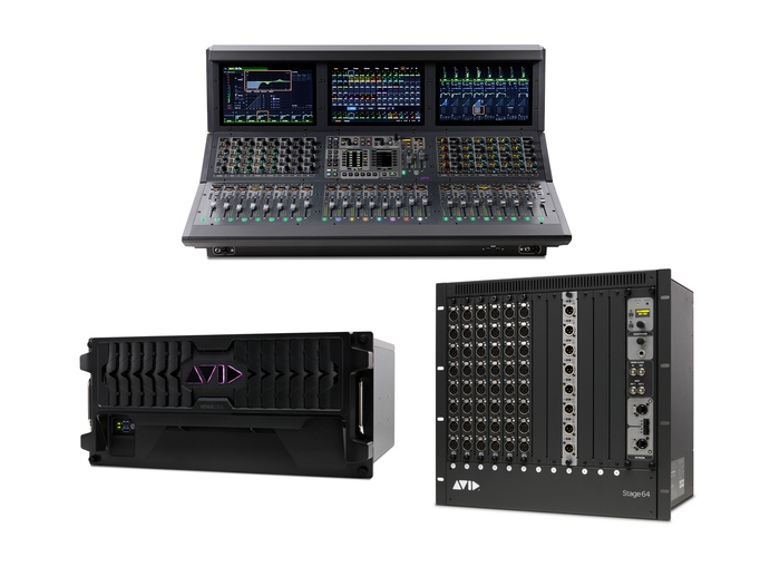 Avid VENUE S6L 24D Live Mixing System 112 S6L-24D Control Surface With E6L-112 Engine And Stage 64 48x8 I/O Module