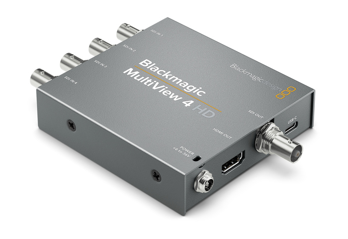 Blackmagic Design MultiView 4 HD 4 SDI Video Source Processor With HD Output Resolution