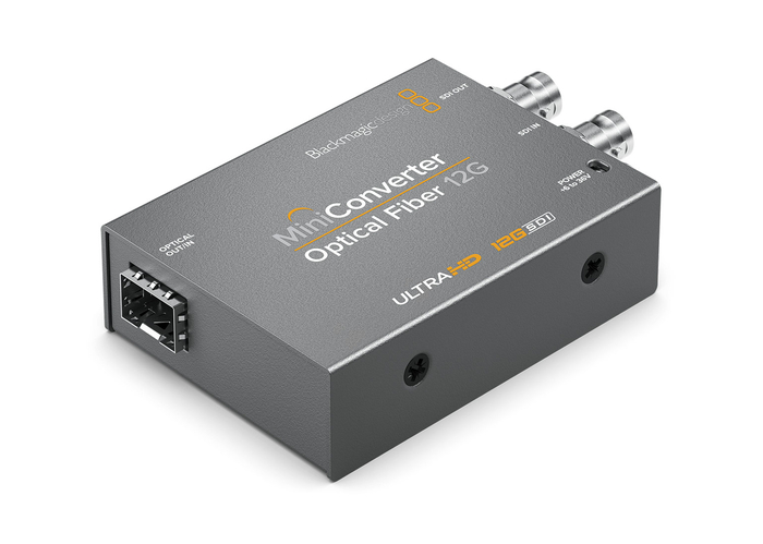 Blackmagic Design Mini Converter Optical Fiber 12G 12G/6G/3G-SDI To Optical Fiber Compact Converter