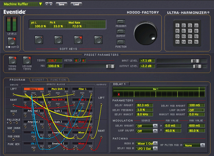 Eventide H3000-FACTORY H3000 Factory [DOWNLOAD] Combines The Pitch, Delay, Modulation, And Filtering