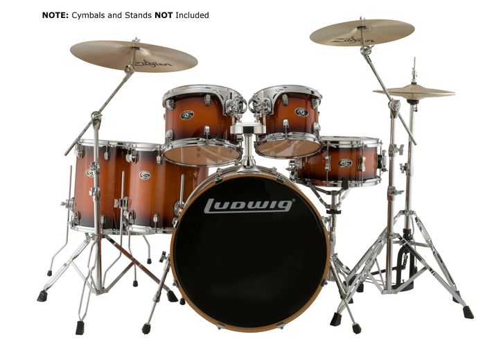 Ludwig LCEM622X Evolution Maple Series 6 Piece Maple Shell Pack