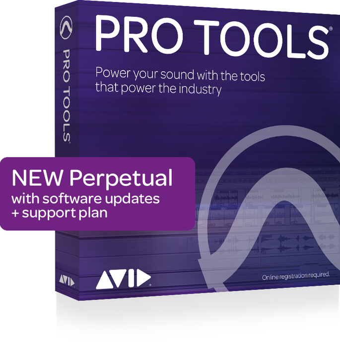 Avid Pro Tools 1-Year Updates Plus Support Plan 12-Month Upgrades Plus Support For Perpetual License, New