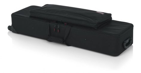 Gator GK-61-SLIM Slim 61-Key Keyboard Case With Wheels