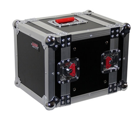 Gator G-TOUR 6UHR 6RU, 8" Deep ATA Flight Half Rack Case