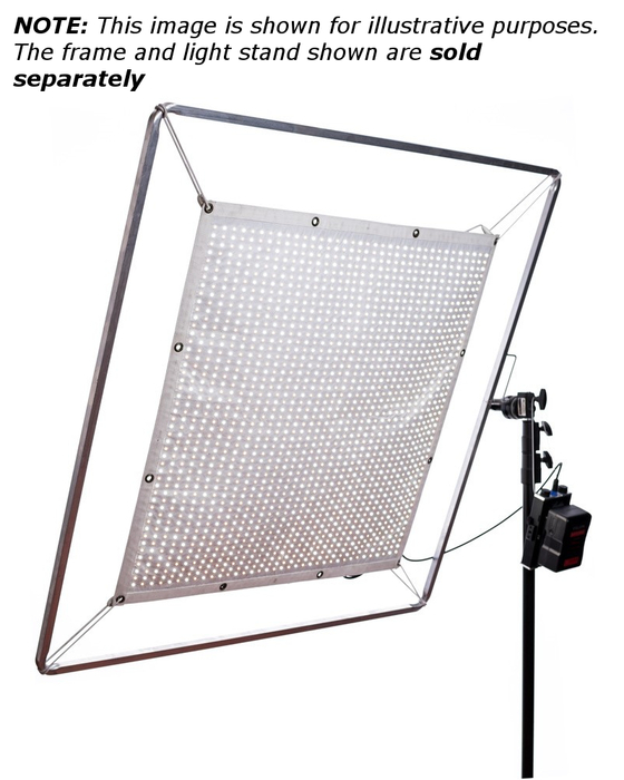 Aladdin FABRIC-LITE Gold Mount Kit 200W Bi-Color LED Panel With Dimmer Unit, Power Supply And Extension Cables