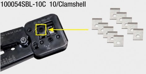 Platinum Tools 100054SBL-10C 10-Pack Of Replacement RJ45 Blades For EZ-RJPRO HD Crimp Tool