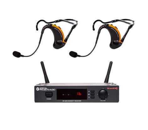 Galaxy Audio SP-2EVO-25-D1 Evo True Wireless System With 2 Headsets