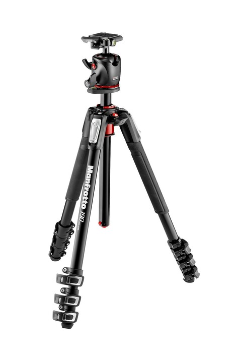 Manfrotto MK190XPRO4-BHQ2 190 Aluminium 4-Section Tripod With XPRO Ball Head