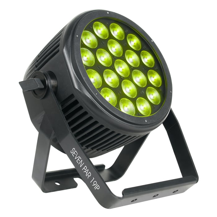 Elation Seven Par 19IP 19x 25w RGBWA+Lime+UV LED IP65 Par Can