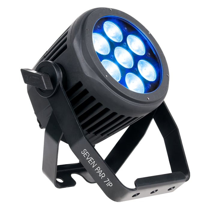 Elation Seven Par 7IP 7x 25w RGBWA+Lime+UV LED IP65 Par Can