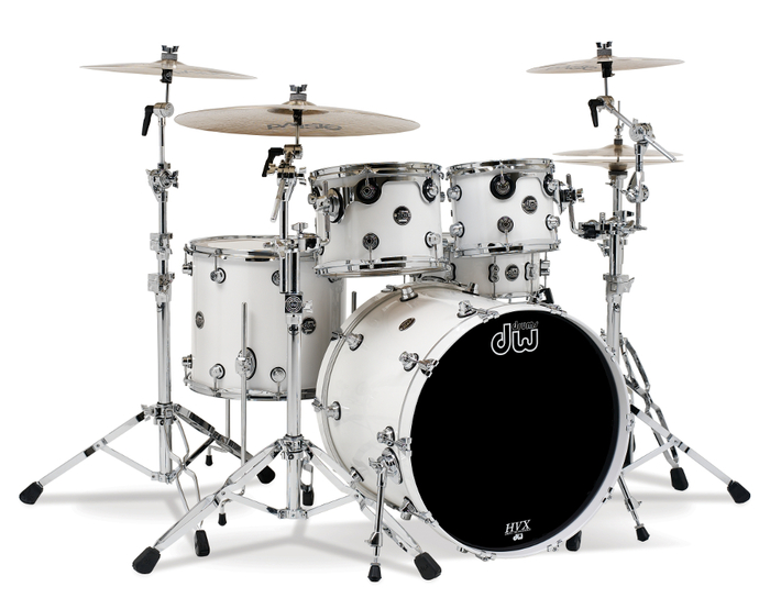 DW DRKTPLC04BB Performance Series Rock 4-Piece Shell Pack With Lacquer Finish