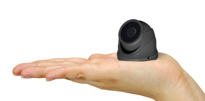 Speco Technologies HINT71TG IntensifierTMiniTurretCamera 2MP HD-TVI Camera With 2.9mm Fixed Lens In Gray