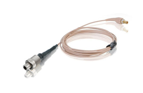 Countryman H6CABLETS3 H6 Headset Mic Cable With Lemo 3-pin Connector, Tan