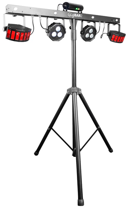 Chauvet DJ Gig Bar 2 4-in-1 LED Derby, Wash, Strobe And Laser Lighting Bar With Stand And Bag