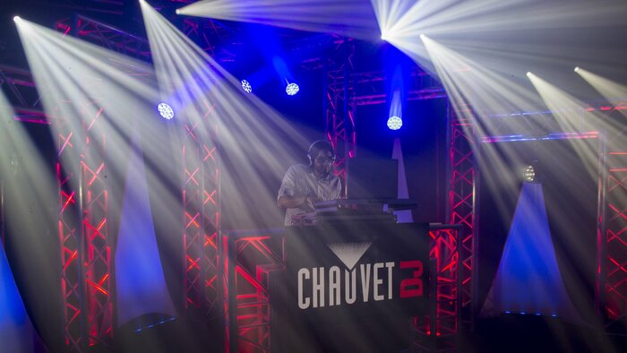 Chauvet DJ Intimidator Spot Duo 155 (2) 32W LED Moving Head Spot Fixture