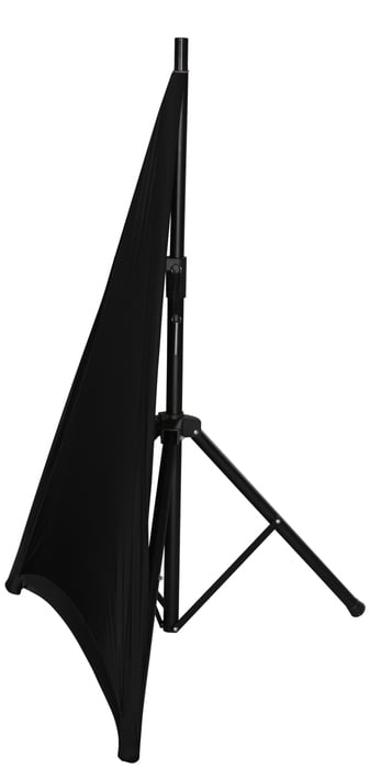 Gator GPA-STAND-1-B 1 Side Tripod Speaker Stand Stretch Cover, Black