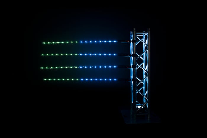 Chauvet DJ Freedom Stick Pack 32x0.2W RGB LED Battery Powered Stick Fixture, 4 Pack