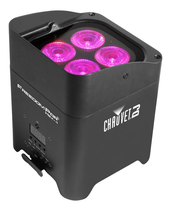 Chauvet DJ Freedom Par Hex-4 5.4 X 5.7w RGBAW+UV LED Battery Powered Uplight
