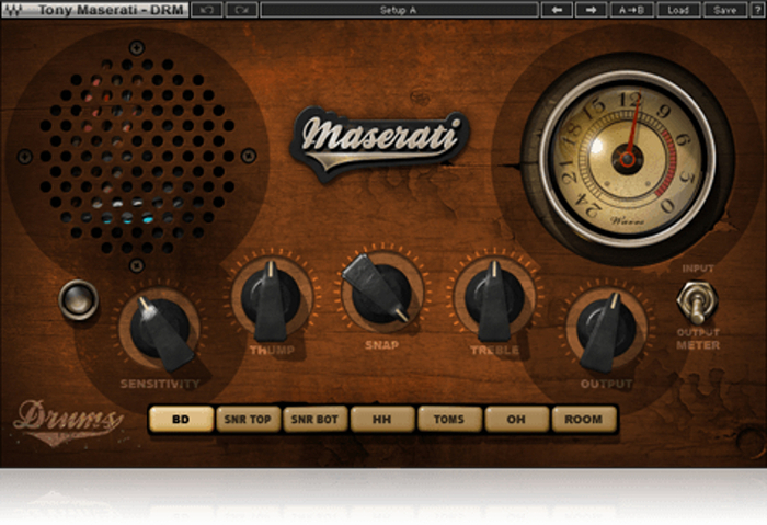 Waves Maserati DRM Tony Maserati Drum Slammer Plug-in (Download)