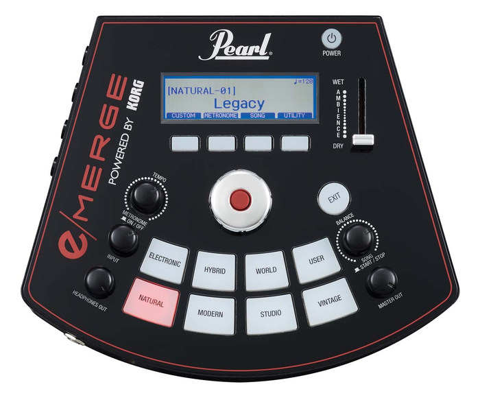 Pearl Drums eMerge Traditional Electronic Drum Set 5-Piece Electronic Drum Set With PUREtouch Pads And MDL-1 Module