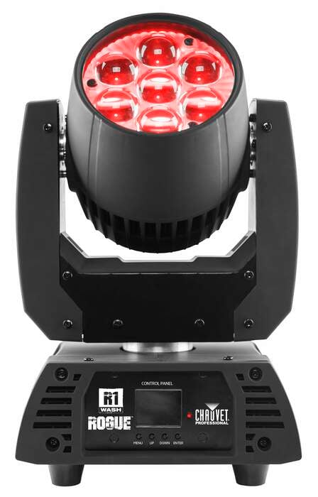 Chauvet Pro Rogue R1 Wash 7x15W RGBW LED Moving Head Wash With Zoom