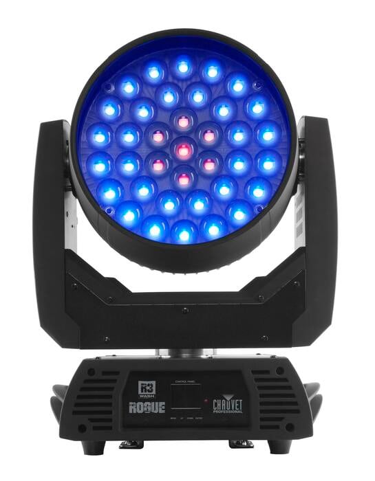 Chauvet Pro Rogue R3 Wash 37x15W RGBW LED Moving Head Wash With Zoom