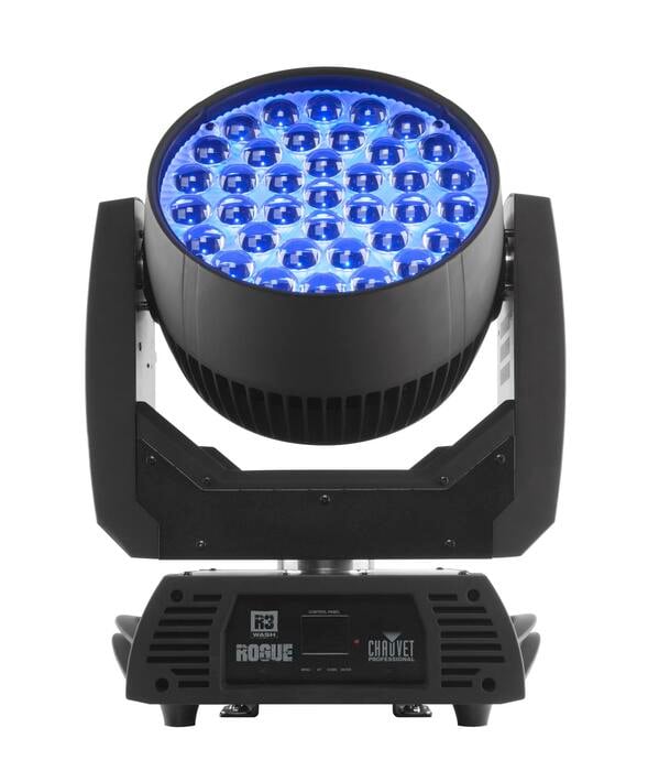 Chauvet Pro Rogue R3 Wash 37x15W RGBW LED Moving Head Wash With Zoom