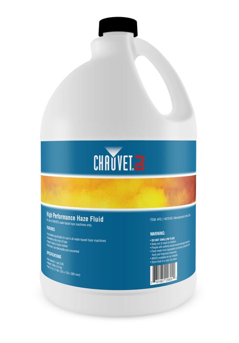 Chauvet DJ HFG High Performance Water-Based Haze Fluid, 1gal