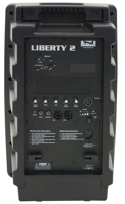 Anchor Liberty 2 U2 Portable PA With Bluetooth And Dual Wireless Mic Receiver