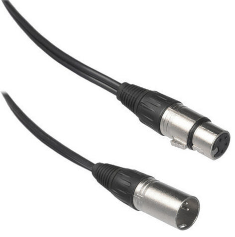 Bescor XLR10MF 10' 4-Pin XLR Male To 4-Pin XLR Female Extension Cable