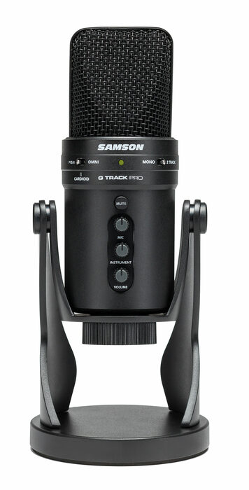 Samson G-Track Pro Professional USB Condenser Microphone With Audio Recording Interface