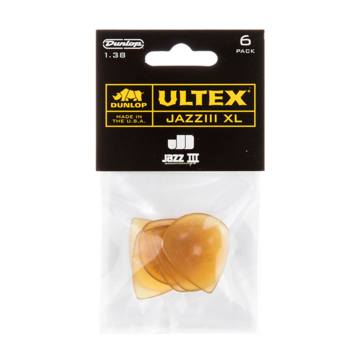 Dunlop 427PXL Ultex Jazz III XL Picks, 6 Pack