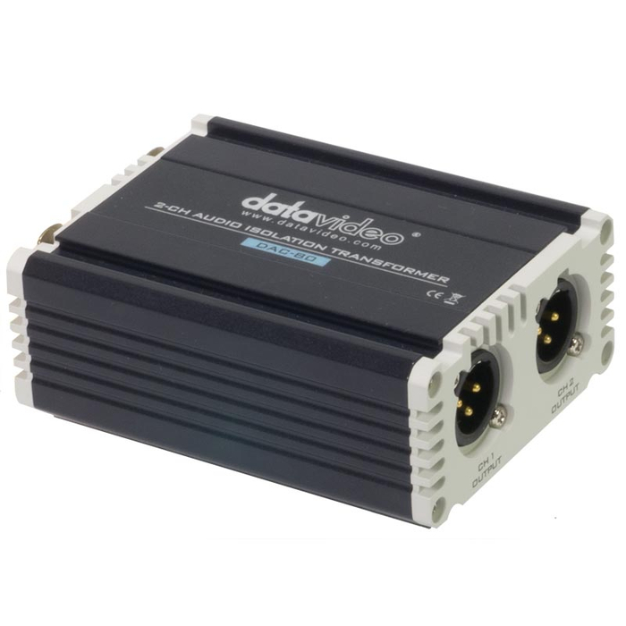 Datavideo DAC-80 2-Channel Audio Isolation Transformer