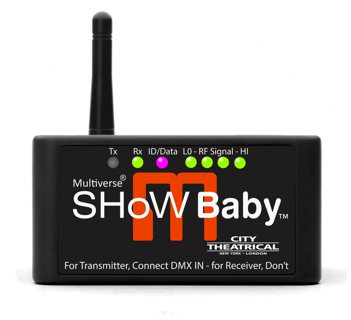 City Theatrical Multiverse SHoW Baby Wireless DMX Transceiver