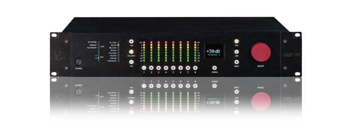 Rupert Neve Designs RMP-D8 8-Channel Dante Remotely Controllable Mic Preamp