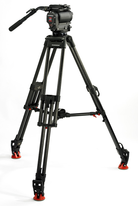 O`Connor C1030D-30L-M 1030D Head And 30L Tripod With Mid Level Spreader And Case