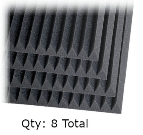 Auralex 3SF24CHA 3" X 2' X 4' Studiofoam Sound Absorption Wedges